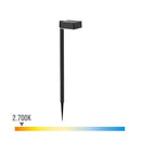 PEDESTAL SOLAR QUADRADO, IP 44 1,5W, 200IM 2700K, LUZ QUENTE, MED