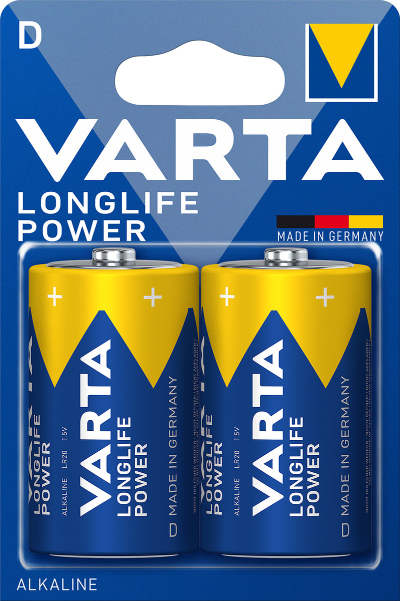 Varta High Energy D, 2 pcs Bateria descartável Alcalino