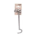 PORTA DO NAVIO 150MM LATÃO NÍQUEL MATE EM CARTÃO SUSPENSO EDM
