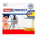 GOTA PROTETORA TRANSPARENTE AUTOADESIVA, Ø8 MM, 28 UDS