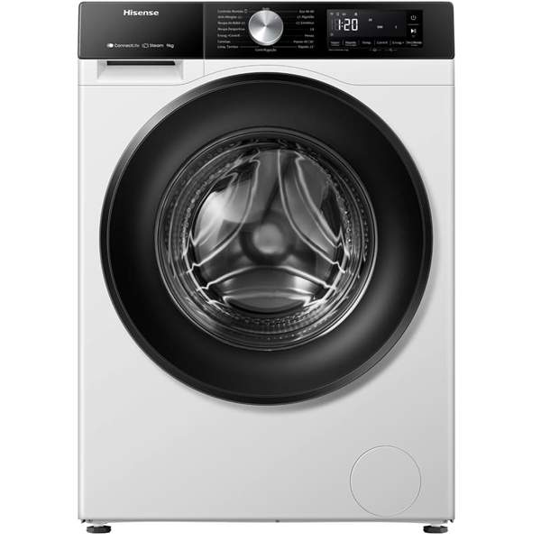 MÁQUINA DE LAVAR ROUPA HISENSE WF3S9043BW3( 1400 RPM - 9 KG - BRA