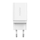 CARREGADOR RÁPIDO FONENG K300 1X USB (BRANCO)