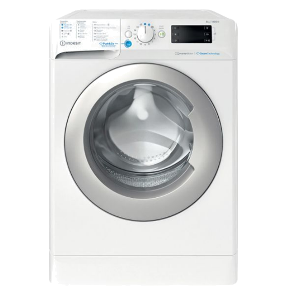 MÁQUINA DE LAVAR ROUPA INDESIT BWE81496XWSVSPT( 1400 RPM - 8 KG -