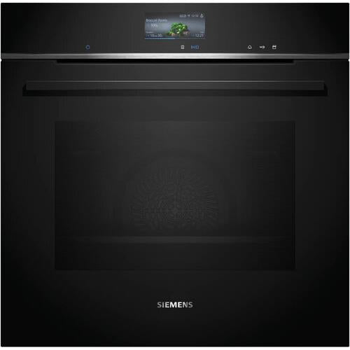 Siemens iQ700 HR736G1B1 forno 71 l 3600 W A+ Preto, Aço inoxidáve