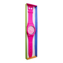 RELÓGIO DE PAREDE, MODELO PULSEIRA XL, CORES SORTIDAS, Ø18,5 X 4