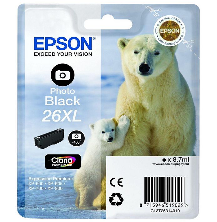 Epson Polar bear C13T26314012 tinteiro 1 unidade(s) Original Rend