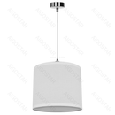 LUMINÁRIA PENDENTE DE TECIDO (SEM FONTE DE LUZ) BRANCA E27
