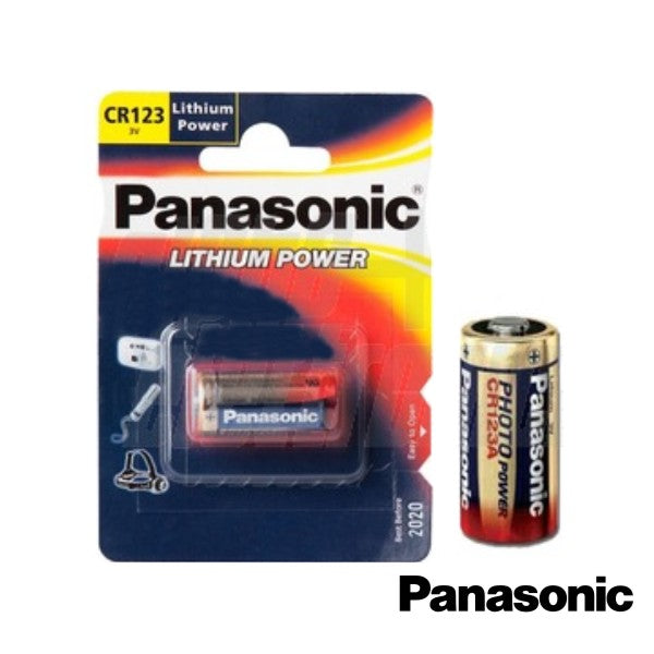 PANASONIC-PILHA LÍTIO3,0V CR123 BL1CX10 BL1-CR123P