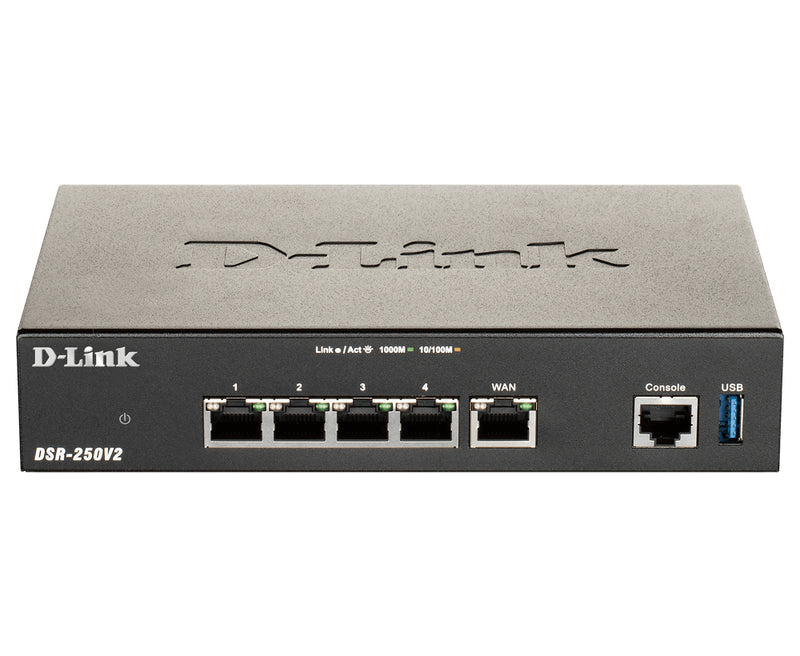 ROUTER D-LINK VPN DE SERVICIOS UNIFICADOS - 3 PORTAS LAN - 1 PUER