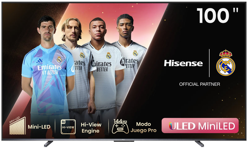 Hisense 100U7KQ TV 2,54 m (100") 4K Ultra HD Smart TV Wi-Fi Pret