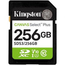 256GB SDXC CANVAS SELECT PLUS GEN3 150MBS C10 UHS-I U1 V10