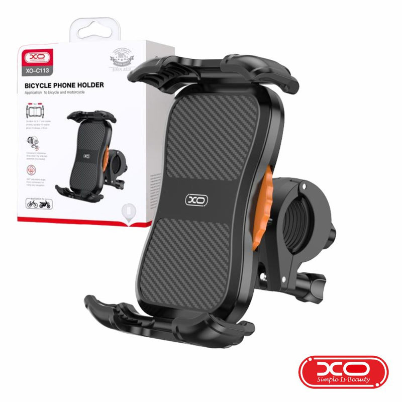 SUPORTE UNIVERSAL PRETO TELEMÓVEL P BICICLETA XO