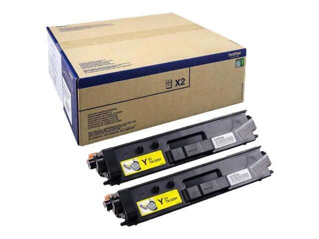 TONER ORIGINAL BROTHER TN329 AMARELO PACK DE 2