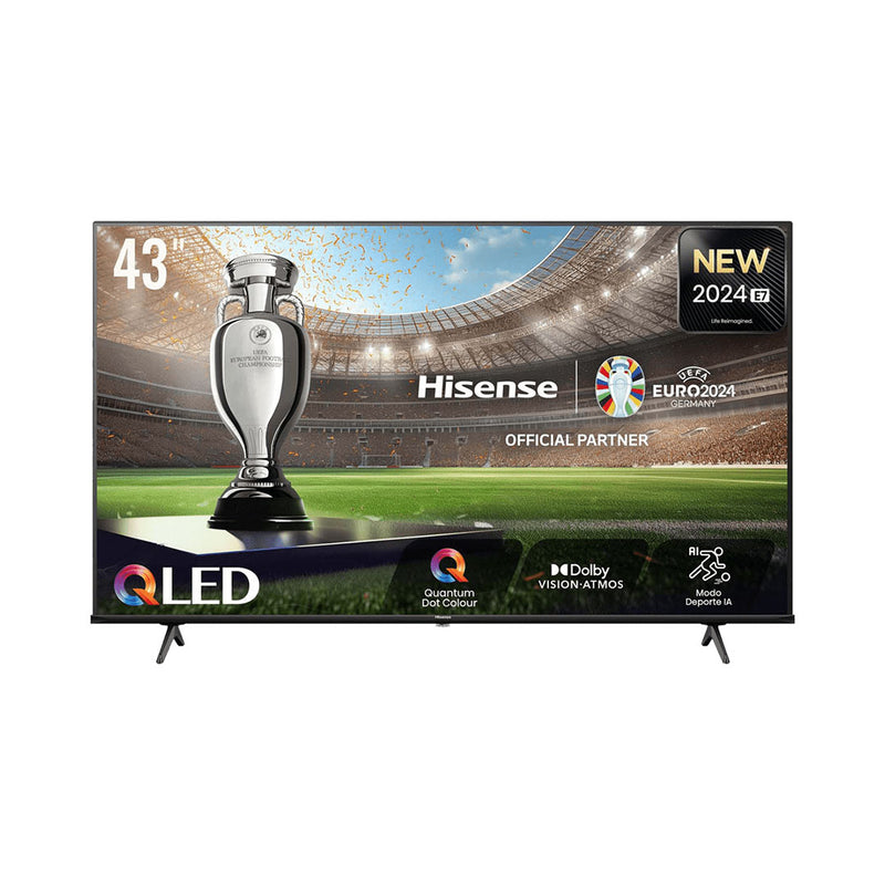 Hisense 43E7NQ TV 109,2 cm (43") 4K Ultra HD Smart TV Wi-Fi Pret