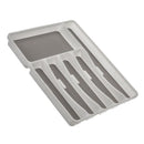 ORGANIZADOR DE TALHERES EM PLÁSTICO, BRANCO 32,5X5X40CM KOZINA