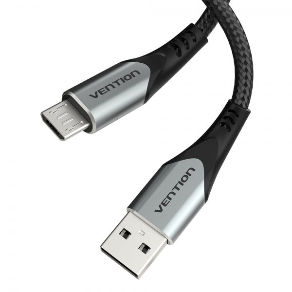 CABO USB 2.0 VENTION COAHF USB MACHO - MICRO USB MACHO 1M CINZA