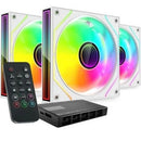 PACK 3 VENTILADORES MARS GAMING MF-3DPROKIT 12CM + HUB + MANDO A