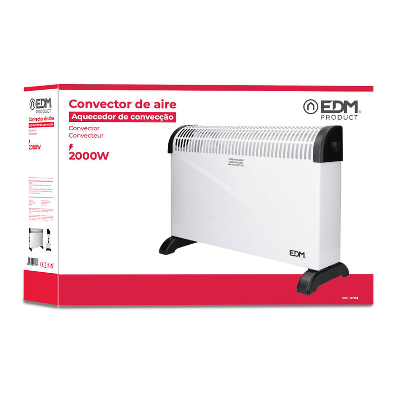 AQUECEDOR CONVECTOR - MODELO STANDARD - 2000W EDM