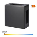 CANDEEIRO DE PAREDE LED 6W 516LM 3000K LUZ QUENTE QUADRADO IP54 1