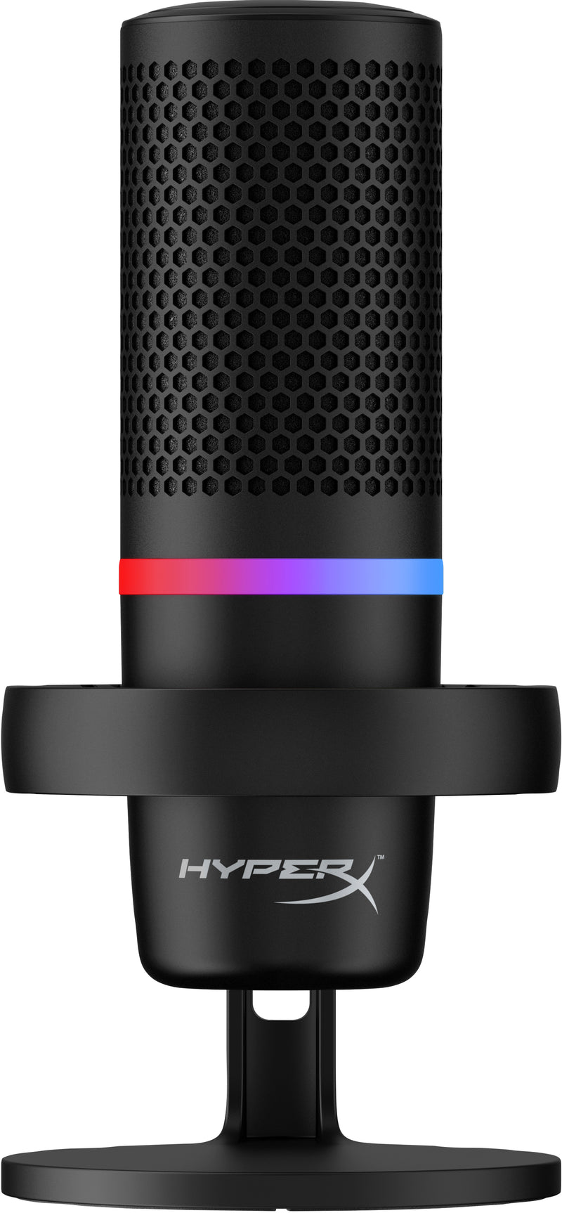 HYPERX DUOCAST - USB MICROPHONE (BLACK) - RGB LIGHTING (HMID1R-A-