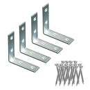 REFORÇO ÂNGULO AN02, AÇO ZINCADO, 60 X 60 X 15 MM. 4 UNIDADES