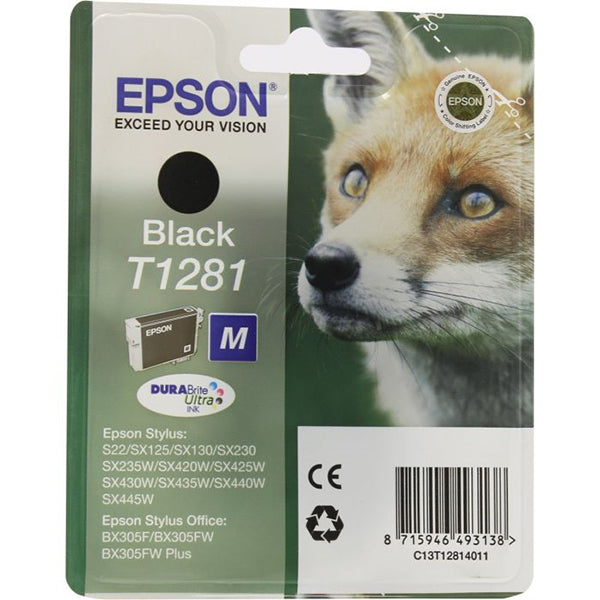 Epson Fox T1281 tinteiro 1 unidade(s) Original Preto