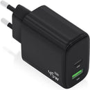 CARGADOR DE PARED GAN AISENS A110-0972 1XUSB TIPO-C 1XUSB 45W NEG