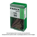 CAIXA S 100 UNID. PREGO DE AÇO PARA RODAPÉ 1,5X30MM FADIX