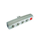 MULTICONECTOR 4 TOMADAS 2P + T 16 A 250 V COM INTERRUPTOR ILUMINA
