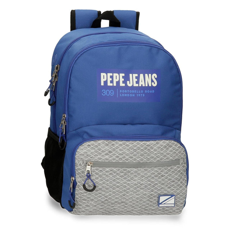 MOCHILA ESCOLAR PEPE JEANS DARREN 45CM AZUL