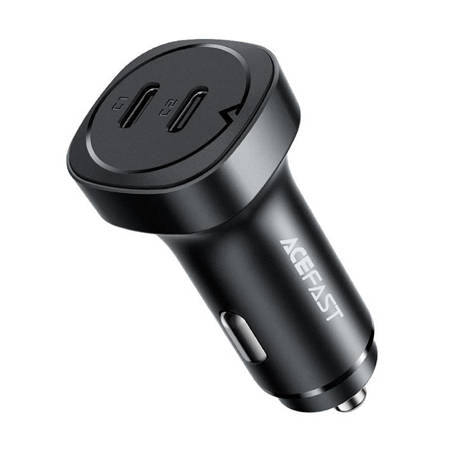 CARREGADOR DE ISQUEIRO ACEFAST B2, 72W, 2X USB-C (PRETO)