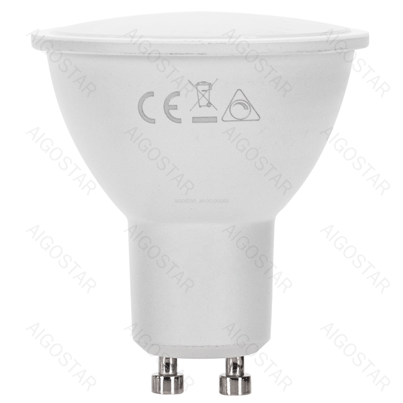 LED GU10 4,9W 6500K COPO DE LÂMPADA DIMINUÍDO