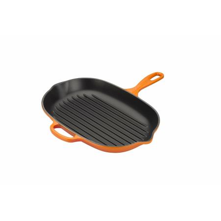 LE CREUSET - SKILLET SIGNATURE OVAL GRILL VULCANICO 32 2019432090