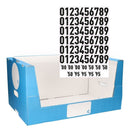 CAIXA EMPILHÁVEL ABERTA 590X390X300MM EDM