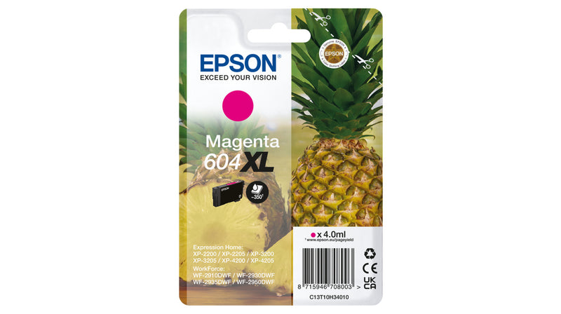 Epson 604XL tinteiro 1 unidade(s) Original Rendimento alto (XL) M