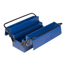 CAIXA PORTA FERRAMENTAS 2 PEGAS E 5 BANDEJAS 500X210X245MM 902131