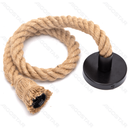 CORDA DE CÂNHAMO E27 SUPORTE PARA LÂMPADA ÚNICA 2X0,75MM2 1M COR