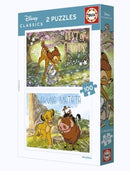 EDUCA - PUZZLE 2X100 CLÁSSICOS DISNEY 20491