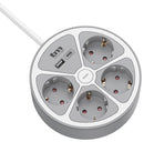 REGLETA TM ELECTRON TMUAD554CB 3 TOMAS+USB A+USB C