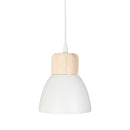 CANDEEIRO DE TETO BRANCO 19X15CM E14 LÂMPADA NÃO INCLUÍDA