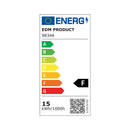 LÂMPADA STANDARD LED E27 15W 1521LM 4000K LUZ DO DIA Ø6X11CM EDM