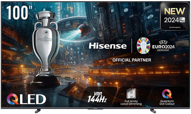 Hisense 100E7NQ PRO TV 2,54 m (100") 4K Ultra HD Smart TV Wi-Fi