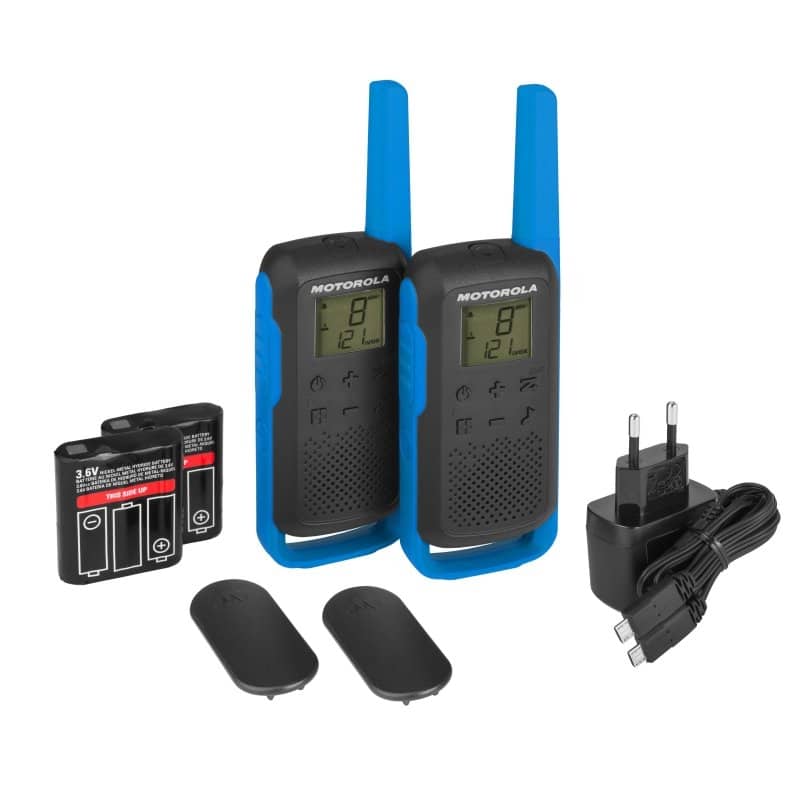 WALKIE TALKIES T62 BLACK BLUE