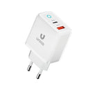 CARREGADOR 45W USB A + USB-C BRANCO