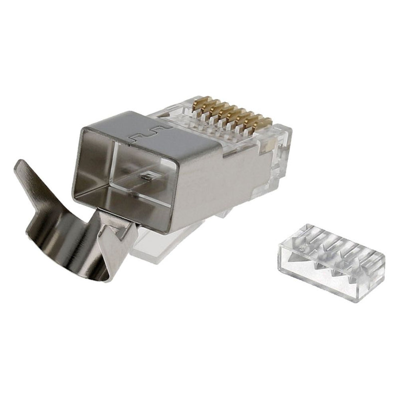 FICHA RJ45 MODULAR 8P8C CAT7 UTPFTP METÁLICA