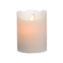 VELA INTERIOR LED Ø7,5X10CM COR BRANCO LUZ BRANCO QUENTE
