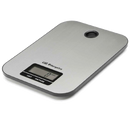 BÁSCULA DE COCINA ELECTRÓNICA ORBEGOZO PC 1019 HASTA 5KG PLATA