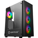 UNYKAch Gaming Mir 100 PC Preto, Transparente
