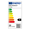 DOWNLIGHT AJUSTÁVEL SUPERFÍCIE/ENCASTRAR LED 20W 2.050LM EMBELHEC