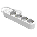 REGLETA SILVERSANZ 4 TOMAS BLANCA INTERRUPTOR 1.5M